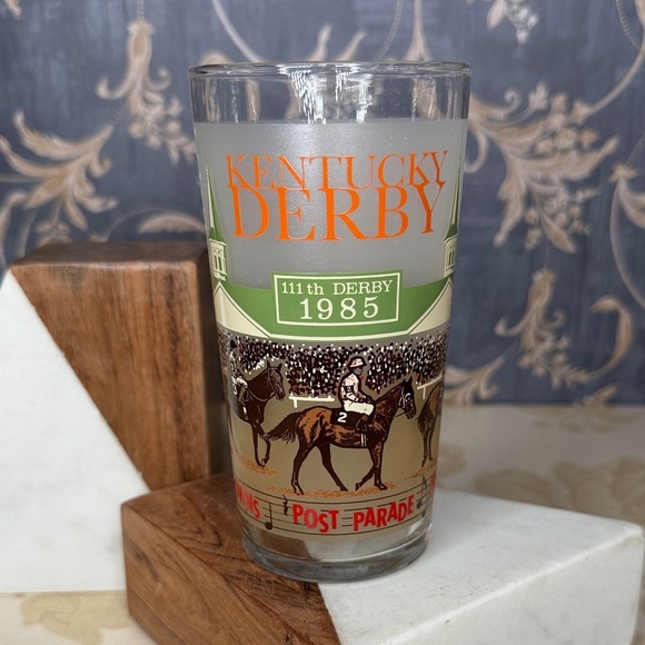 Vintage Other - 1985 Kentucky Derby 111th Churchill Downs 5.25" Mint Julep Glass